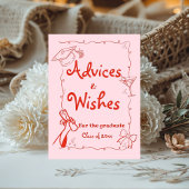 Doodles stijl Hand getrokken Afstuderen Adviezen & Reclamebord Met Voetstuk