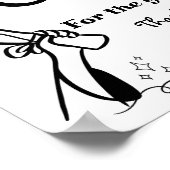 Doodles stijl Hand getrokken Afstuderen geschenken Poster (Hoek)