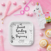 Doodles stijl Hand getrokken Afstuderen gunsten te Papieren Bordje (Feest)