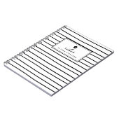 Doodles Stripes Custom Baking Recept Notitieboek (Linkerzijde)