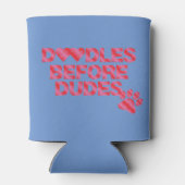 Doodles voor Dudes Blikjeskoeler (Achterkant)