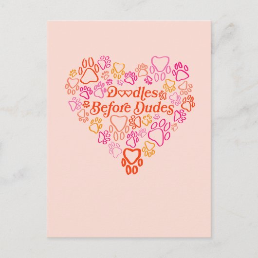 Doodles voor Dudes Briefkaart (Voorkant)