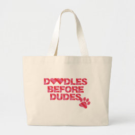 Doodles voor Dudes Grote Tote Bag