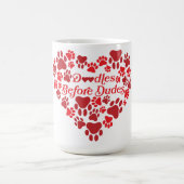 Doodles voor Dudes Heart Koffiemok (Center)