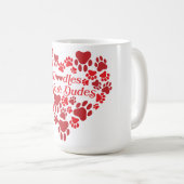 Doodles voor Dudes Heart Koffiemok (Voorkant rechts)