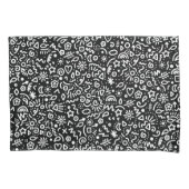 Doodles! Zwarte en witte Kussensloop (Voorkant)