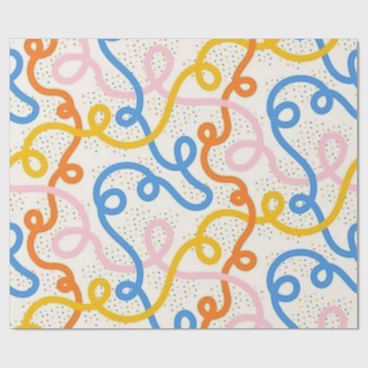 Doodling Cadeaupapier (Vlak)