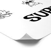 Doodling is goed voor je brein poster (Hoek)