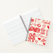 Doodling liefde gedachten notitieboek (Binnen)