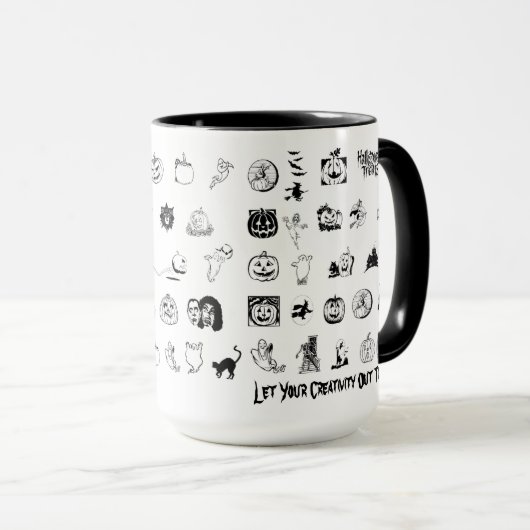 Doodling Mok (Voorkant rechts)