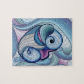 Doodlingdolfijnentekening Legpuzzel (Horizontaal)