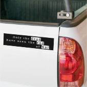 doodlopende oorlog bumpersticker (Op Truck)