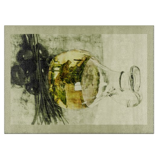 doodloper van olijfolie snijplank (Voorkant)