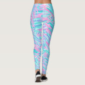 Doodly Neon Nostalgic Leggings (Achterkant)