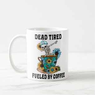 doodmoe aangewakkerd door koffie koffiemok