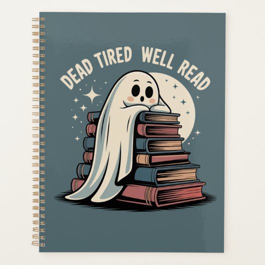 Doodmoe, goed gelezen Persoonlijke naam lezen Planner (Voorkant)