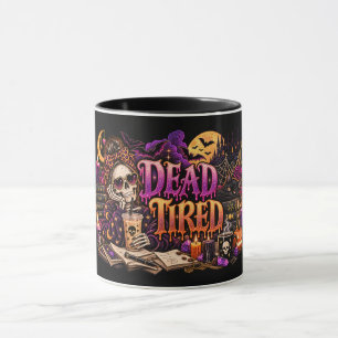 Doodmoe Gotische Halloween Skelet Heks Koffie  Mok