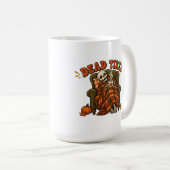 Doodmoe Mug – Grappige Skelet Koffiemok (Voorkant rechts)