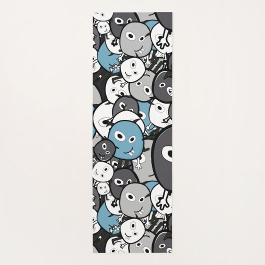 doodmonsters yogamat (Achterkant)