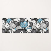 doodmonsters yogamat (Voorkant (horizontaal))