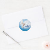 Doodpersdoopsticker Ronde Sticker (Envelop)