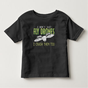 Doodpiloot-multirotor-quadcopter maakt ze te hard kinder shirts