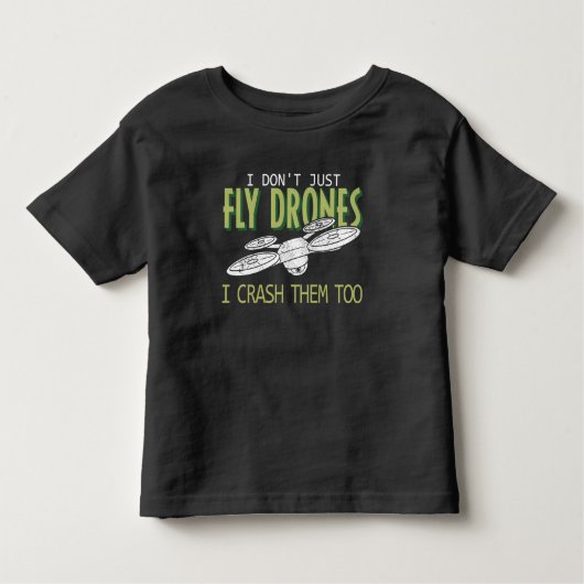 Doodpiloot-multirotor-quadcopter maakt ze te hard kinder shirts (Voorkant)