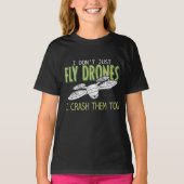 Doodpiloot-multirotor-quadcopter maakt ze te hard t-shirt (Voorkant)