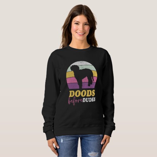 Doods Before Dudes Bernedoodle Labradoodle Goldend Trui (Voorkant volledig)