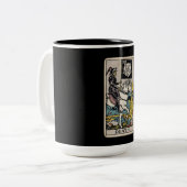 Doods Tarot Tweekleurige Koffiemok (Voorkant links)