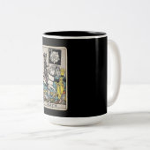 Doods Tarot Tweekleurige Koffiemok (Voorkant rechts)