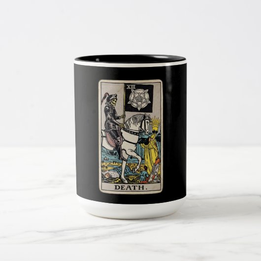 Doods Tarot Tweekleurige Koffiemok (Center)