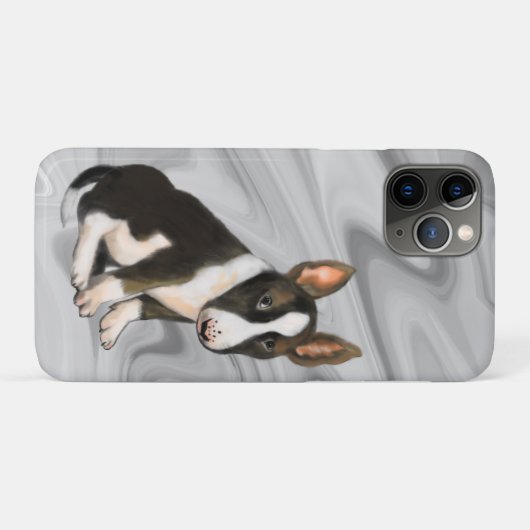 doodsbange puppy Case-Mate iPhone case (Achterkant (horizontaal))