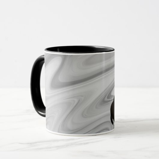 doodsbange puppy mok (Voorkant links)