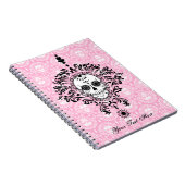 Doodschade - Aangepaste suikerschedel laptop Notitieboek (Rechterzijde)