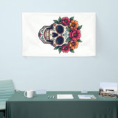 Doodsdag Suikerschedel � Dia de los Muertos S Spandoek (Beurs)