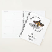 Doodse Hawk Head Monogram Planner (Display)