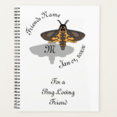 Doodse Hawk Head Monogram Planner (Voorkant)