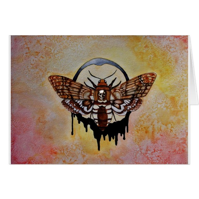 Doodse Hawk Moth (Voorkant Horizontaal)