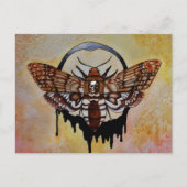 Doodse Hawk Moth Briefkaart (Voorkant)