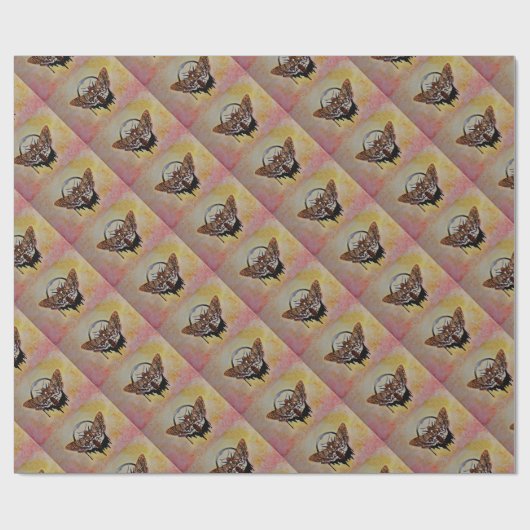 Doodse Hawk Moth Cadeaupapier (Vlak)