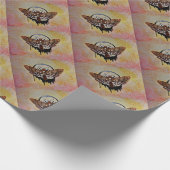 Doodse Hawk Moth Cadeaupapier (Hoek)