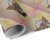 Doodse Hawk Moth Cadeaupapier (Rol Hoek)