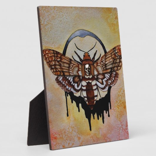 Doodse Hawk Moth Fotoplaat (Zijkant)