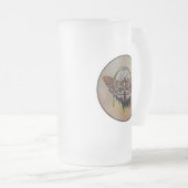 Doodse Hawk Moth Matglas Bierpul (Voorkant rechts)