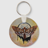 Doodse Hawk Moth Sleutelhanger (Voorkant)