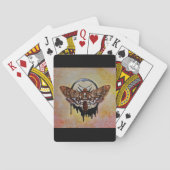 Doodse Hawk Moth Speelkaarten (Achterkant)