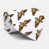 Doodse Hawk Moth Stropdas (Opgerold)