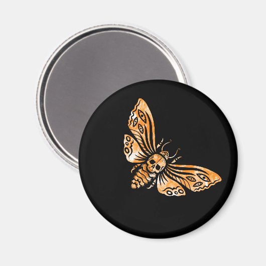 Doodse hoofdmoth magneet (Voorkant / Achterkant)