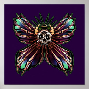 Doodse hoofdmoth poster